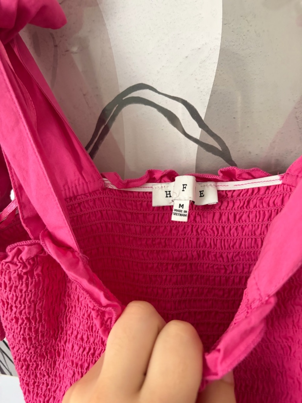 Pink Ruffled Mini Dress - Picture 2 of 5